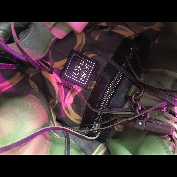 Jamin Puech green fringe bag - Picture 3 of 6